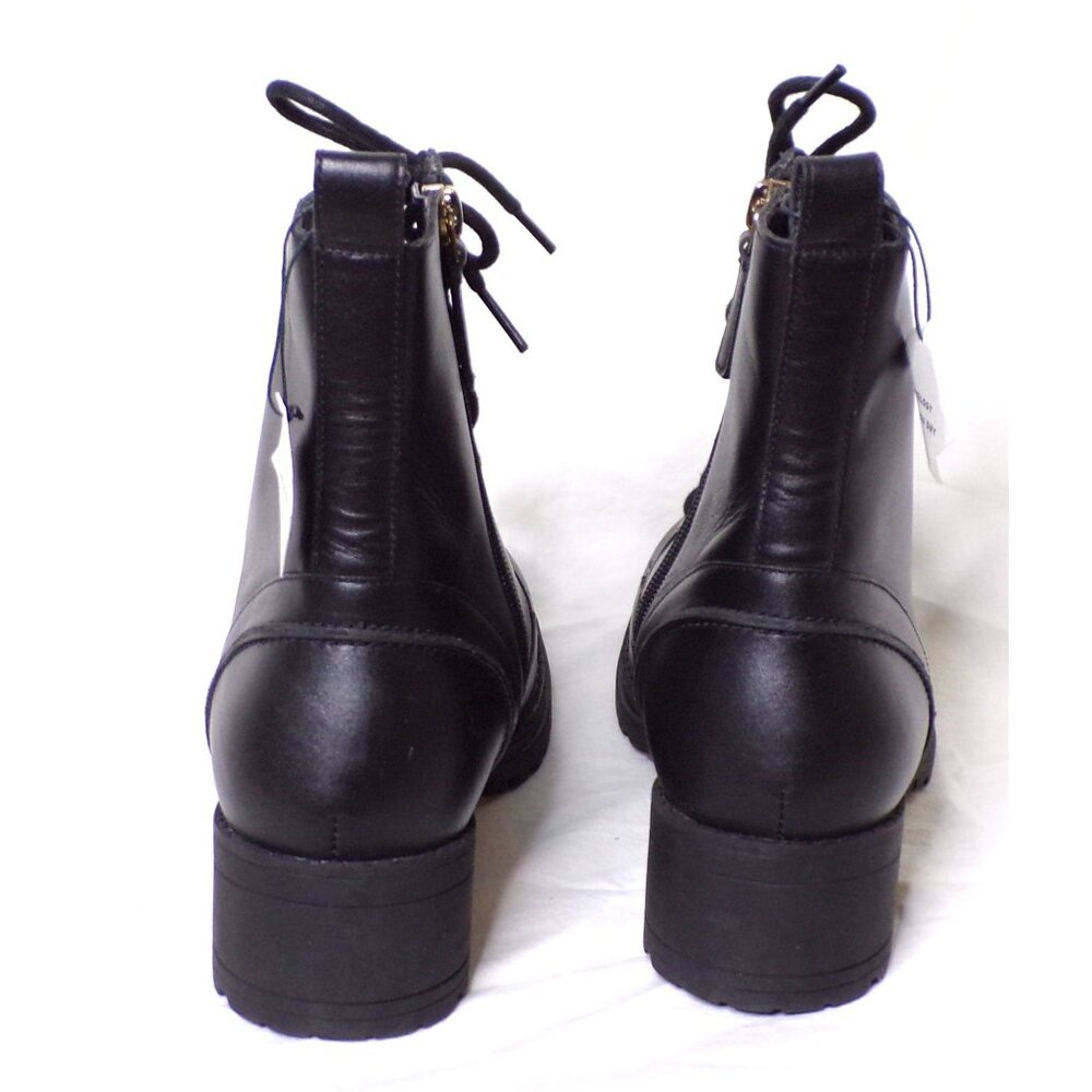 🆕 COLE HAAN Camea Ankle Moto Combat Waterproof Boot 7.5 Black - Picture 9 of 13